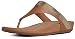FitFlop Women's Banda Micro Crystal Toe Post Flip Flop, Tan, 6 M US