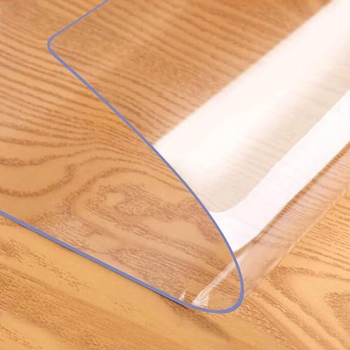 DAZULI Alfombra de PVC transparente para pasillo, alfombra de vinilo transparente, almohadillas protectoras antideslizantes y transparentes, protector para silla, 1,5 mm de grosor (tamaño: 100 x 220