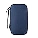 Yiasangly Electronic Organizer Bag, Waterproof Portable Travel Cable Storage Bag, Multifunctional Cord Storage Case for USB Drive, Dard Drive, Power Bank, Charger, Mouse, USB Cable, Headphones - Blue