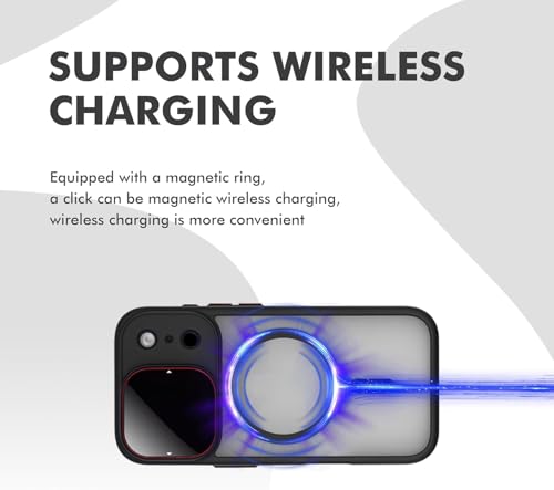Image of for iPhone 17 Pro Case with Detachable Magnetic UV Protection Filter, Compatible with MagSafe, Magnetic Shockproof Phone Case for Outdoor Shooting, Travel, and Daily Commuting