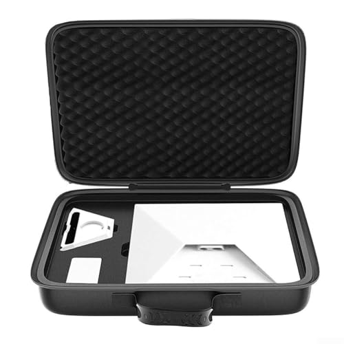 Minflora Funda rígida protectora para StarLink, adecuada para StarLink, portátil con doble hombro opciones de transporte con espuma cortada para accesorios Starlink, para viajes y camping