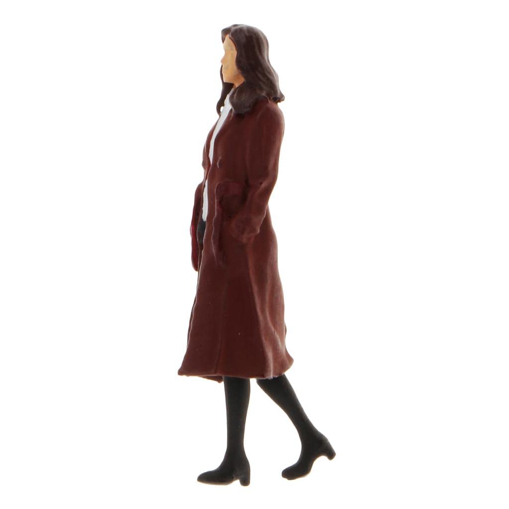 1/64 Miniature People Figures Street Scene Models Coat Red Woman|Toys & Hobbies | Model Railroads & Trains | S Scale |1 Piece 1:64 People Figure-image-42