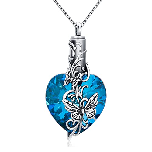 Collier urne pour cendres en argent sterling pour garder un souvenir éternel