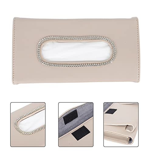 Toyvian Pala de Do Carro Titular Tecido Guardanapo Titular Pendurado Caixa de Tecido de Couro Do Cas