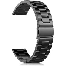 Compatible for iTech Fusion 3, for BANLVS AK90 Smart Watch Bands Stainless Steel Metal Mesh Bands Replacement Straps Wristband