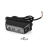 Estructura completa con cabezal de luz autónomo, no requiere intermitente externo, brida negra incluida para protección y sigilo, compacto y liviano, fácil de usar, resistente a la intemperie listo para montaje exterior