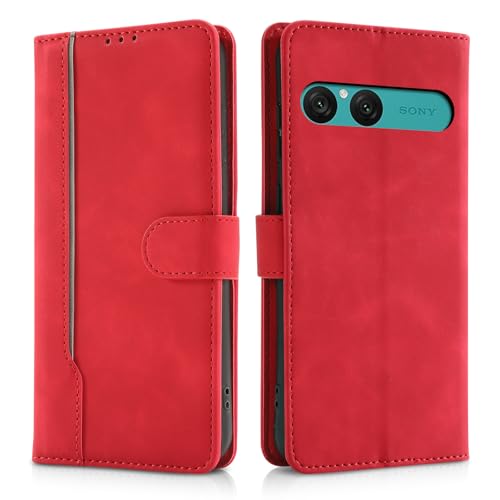 【CASAFUNY】向けの エクスペリア10 vii ケース 手帳型 おしゃれ シンプル ビジネス風 携帯カバー SO-52F カバー お洒落 軽量 携帯ケース スマホケース 耐衝撃 高質PUレザー カードポケット マグネット開閉式 スタンド機能 スマホカ