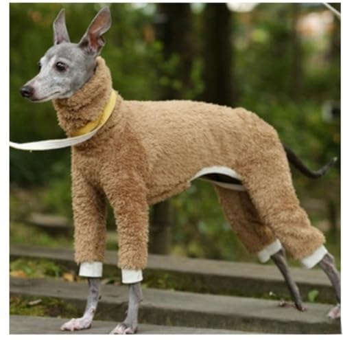 Vskd 犬コート 冬 タートルネック ウィペット服 イタリアングレーハウンド服 グレーハウンド ベドリントン犬服 四脚 ドッグウェア ペット服 犬用防寒着 暖かいセーター おしゃれ 保温 防風 犬パジャマ 室内外兼用 秋冬用 ファッション快適 犬ジャケッ