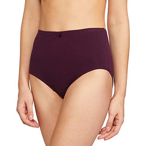 Image of Amante Solid High Rise Full Coverage Full Brief Panties (Pack of 3)