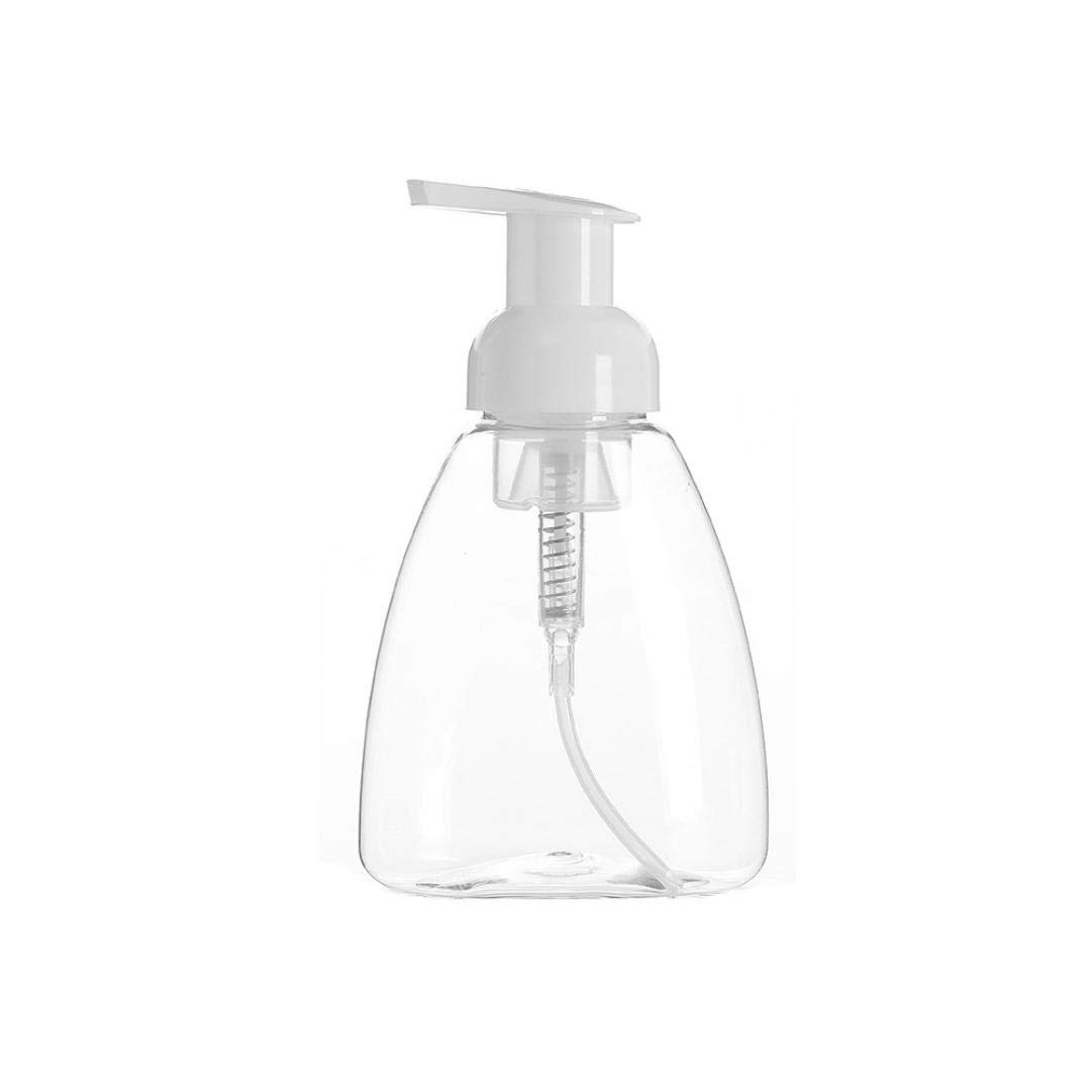 Plastic Foam Soap Dispenser Pump Bottle For Dr. Bronner Castile Soap 300ml Transparent