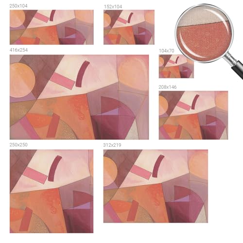 Papel pintado autoadhesivo 152x104 cm con formas coloridas para dormitorio moderno 6