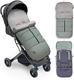 Libertad y practicidad al instante; cremalleras laterales de doble apertura permiten abrir totalmente el saco o sacar los pies; práctico para ajustar la ventilación o lavar con facilidad tras un paseo;