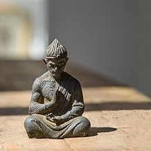 Ornament Sculpture - Black Myth Wukong Goku Action Figure, Art Statue, Journey To The West Buddha Monk Sculpture Sun Wukong Staff,Monkey Ornaments Sculpture Office Study Bedroom DecorationA 2.7IN