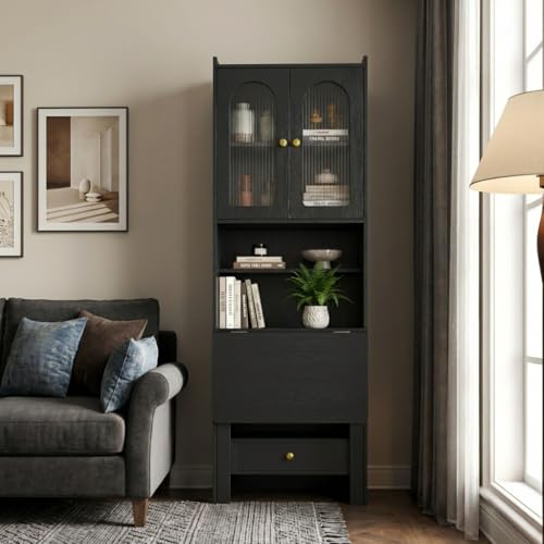 Fold Out Desk with Storage Hidden Desk Craft Storage Cabinet