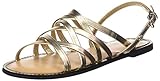  Tommy Hilfiger Metallic Strappy Flat Sandal, Sandalia con Pulsera para Mujer, Dorado (Mekong 709), 41 EU