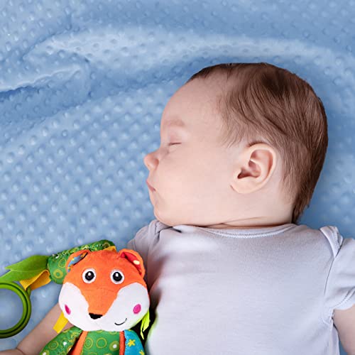 Swimfun Personalized Baby Blankets, Embroidered Baby Blankets For Boy With Name, Newborn Baby Girl Gifts, Super Soft And Warm Receiving Baby Blanket For Crib Cot Stroller(Blue) #TOP6