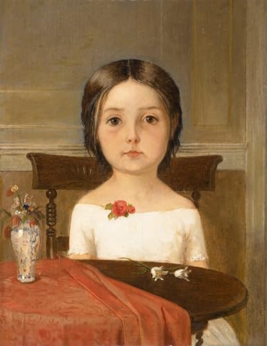 Lienzo impreso Millie Smith de Madox Brown, póster vertical de 60x90cm con gran nitidez