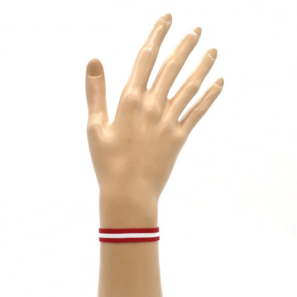 Pulsera tela Eurocopa 2021, Euro2020, España, Alemania, Bélgica, Italia.fútbol para hombre y mujer. - Austria