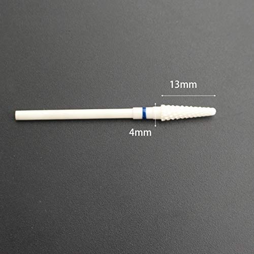 Natury Nails Ceramic Drill Bit for Nail Drill Bits Manicure Pedicure Nail Polish Acrylic Gel Nail File Blue Medium Grit - Image 3