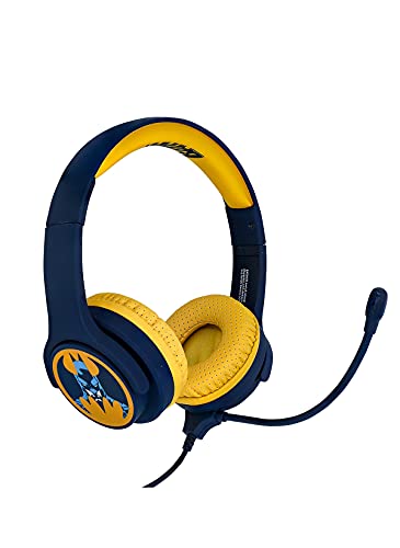 OTL Technlogies Batman Casque interactif, Filaire, Microphone Inclus, pour Enfants (Produit sous Licence Officielle)