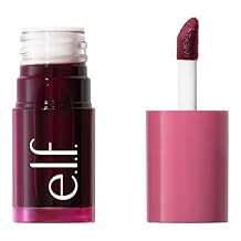 e.l.f. Sheer For It Blush Tint, Multi-Use, Long-Lasting Lip & Cheek Makeup, Creates A Natural Flush Finish, Vegan & Cruelty-Free, Plums Up