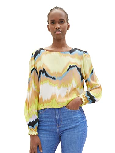 Chemisier femme Tom Tailor Denim coupe ajustée facile à repasser