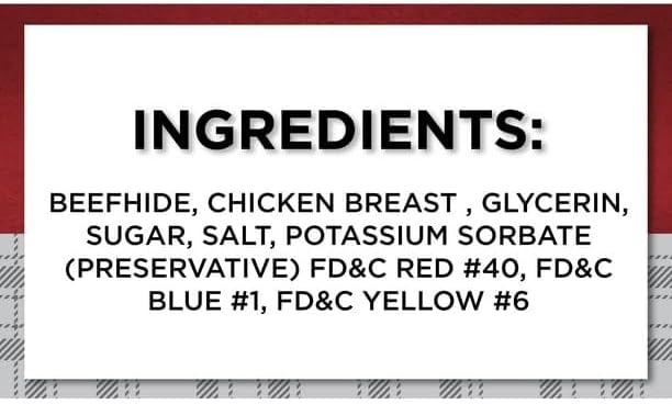 Beefhide Twist Sticks with Chicken for Dogs, 23.6 Oz, 100 Count, Made with Real Chicken