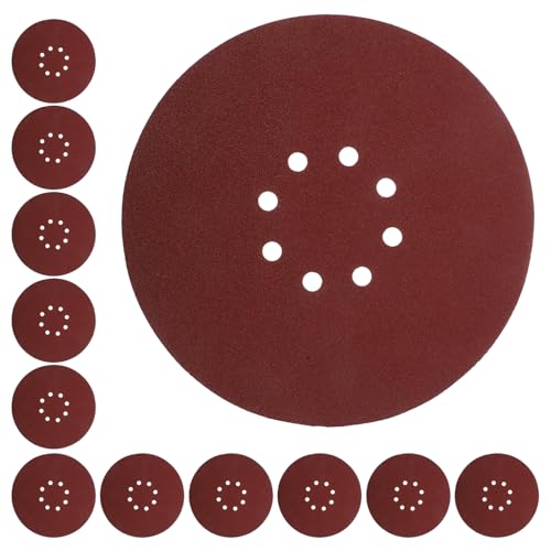 Papier de verre pour ponceuse murale 9 pouces 8 trous oxyde d'aluminium x50
