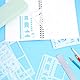 Aster 24 Stück Journal Schablonen Bullet Tagebuch Stencils Set, DIY Zeichnung Vorlage Wiederverwendbares Zeichenschablone Kunststoff Journalschablonen für Journal Notizbuch Scrapbook Kalender