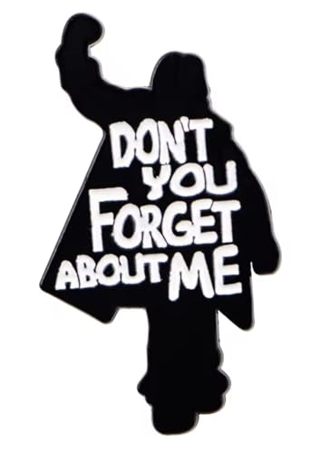 Don't You Forget About Me Breakfast Club Bender Raised Fist Ending Soundtrack Teen Comedy Simple 1980s 80s Classic Vintage Movie Film Pop Music Minds 1.4" Enamel Pin Badge