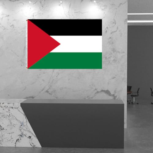 GANAZONO Bandeira Da Palestina Resistente Ao Desbotamento Bandeiras Nacionais Do País Da Palestina S