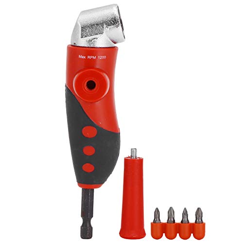 Fyearfly Set di cacciaviti con gambo esagonale da 1/4, driver angolare a 105°, facile accesso in spazi ristretti, qualità conveniente