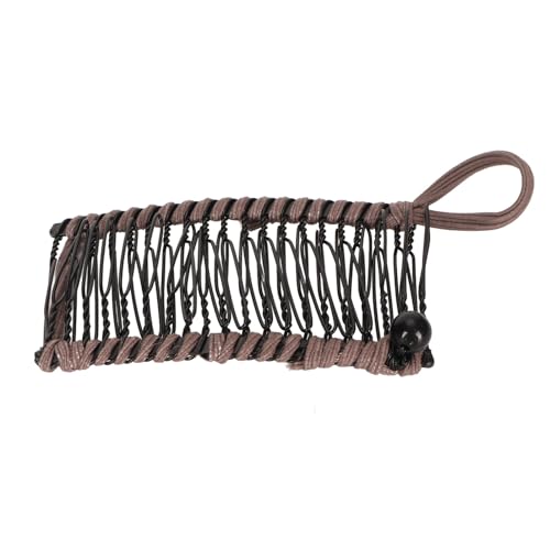 2PCS Banana Hair Clips, Large Double Vintage Clincher Combs Tool for ThickWavy Curly Hair, No Crease All Day Hold Hair Clips for Curly Thick Wavy Curly Hair Ponytail (Grey)
