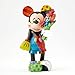 Disney by Britto Mickey with Flowers Stone Resin Figurine