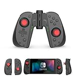 Design für Nintendo Switch & Switch Lite-- Idealer Ersatz für Switch Joy-con; Der gleiche Satz originaler Joy-con-Tasten; Kann unabhängig in jeder Hand verwendet oder an die Konsole angeschlossen werden, um im Handheld-Modus verwendet zu werden. Überlegener strukturierter kristalliner Knopf; Kratzfestes, haltbares, hochwertiges ABS-Material. Bitte beachten Sie: Nicht kompatibel mit Joy-cons Zubehör.