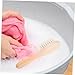 SOLUSTRE Soft Stain Brush for Delicate Fabrics Natural Goat Hair Cleaning Brush for Removal of Stubborn Stains Clothes Knits Cotton and Linen Reusable and Gentle Scrub