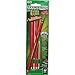 Ticonderoga Erasable Checking Pencils, Eraser Tipped, Pre-Sharpened, Red, 4 Pack (2 pencils per Pack) (13901)