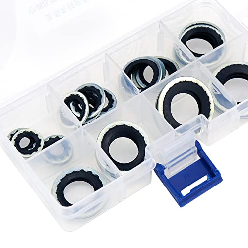S Sydien 30Pcs A/C Gasket Assortment 15-32241 Gm Original Equipment Air Conditioning Compressor Port Seal Washer Kit #TOP1