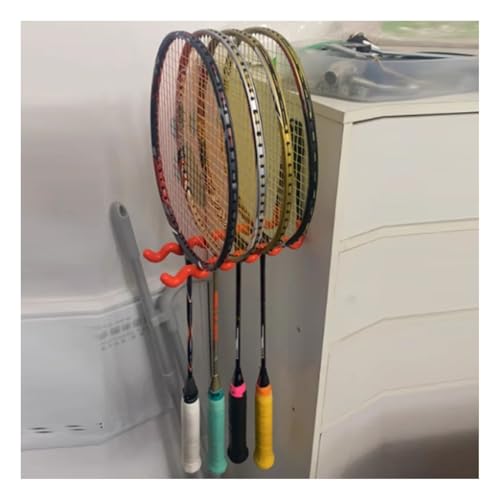 Support de rangement raquette tennis mural réglant le désordre des équipements