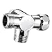 Tool Part for Shower Hose Splitter 3Way Diverter 1/2 Hand T Adapter Water Valve Hot