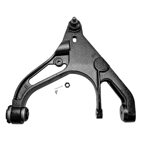 Image of Detroit Axle - 4WD Front End Control Arms Kit for 02-05 Dodge Ram 1500, 2 Lower Control Arms w /Ball Joint 2 Outer Tie Rod Ends 2002 2003 2004 2005 Replacement - 4pc Set