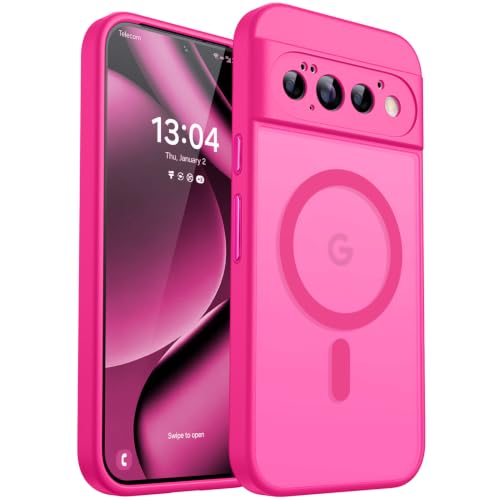 CANSHN Magnetic for Google Pixel 11 Pro Case, Hot Pink