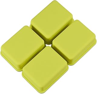 EXCEART Moldes De Sabonete De Silicone Molde De Doces De Silicone Molde De Silicone Molde De Sabonete Molde De Sabonete De Quatro Furos Molde De Bolo De Sabonete Placa De