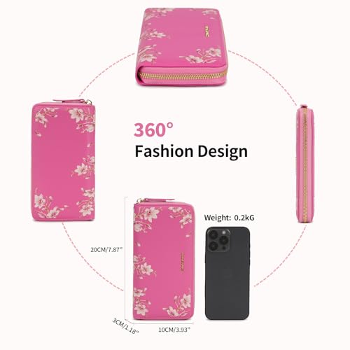 Image of Pomelo Best Wristlet Women Wallet Floral RFID Clutch Purse