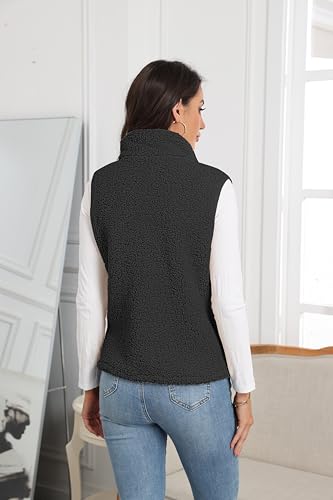 Chaleco de forro polar para mujer ideal para paseos de otoño e invierno 5
