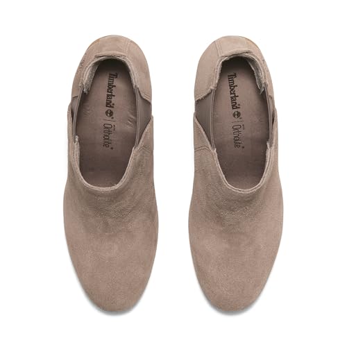 Timberland Timberland Women's Allington Mid Chelsea Boot, Taupe Suede, 9 Medium