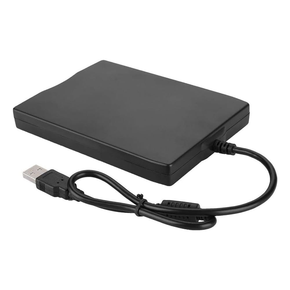 Lettore floppy disk USB da 3,5 pollici, portatile, 1,44 MB, FDD, per 7, 8, 2000, XP, Vista, PC, laptop, facile da usare