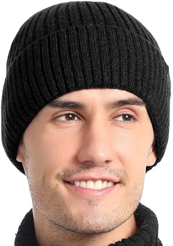 Image of DENIMHOLIC Winter Cap for Men & Women, Beanie Cap for Men Woolen Cap for Men & Women, Beanie Cap for Women