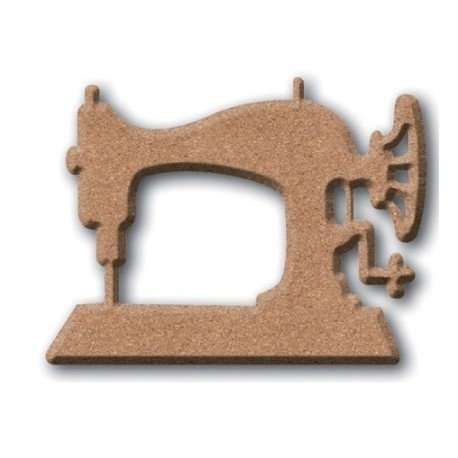 Silueta Máquina De Coser 7x 10 Cm Mdf