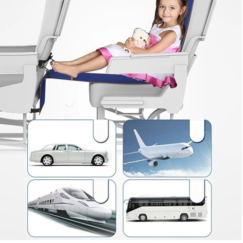 Hamaca de pies para avión y extensor de asiento relajante de viaje 6